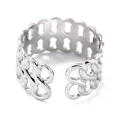Tarnish Resistant 304 Stainless Steel Finger Rings RJEW-L102-38P-1