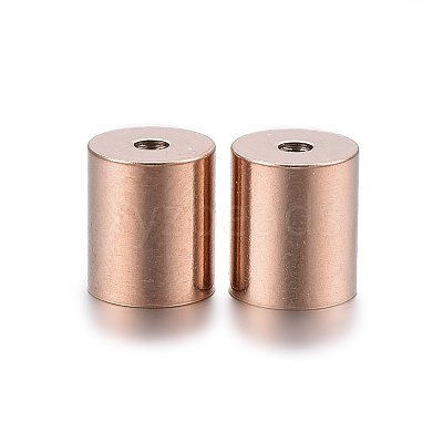 Ion Plating(IP) 304 Stainless Steel Cord Ends STAS-H467-09RG-6mm-1