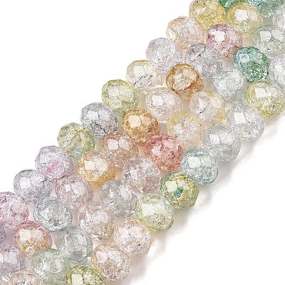 Transparent Glass Beads Strands GLAA-T023-10mm-A07-1