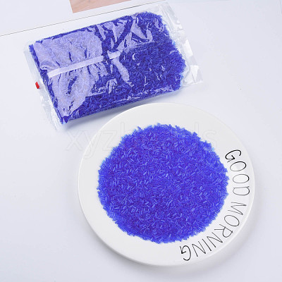 Transparent Glass Bugle Beads SEED-N005-001-C03-1