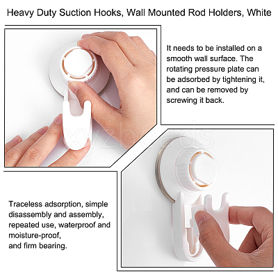 Wholesale ABS Plastic Suction Cup Hook Hangers 