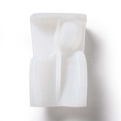 DIY Boyfriend Candle 3D Bust Portrait Silicone Molds DIY-H001-04-1