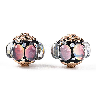 Handmade Indonesia Alloy Beads IPDL-B001-08-1-1