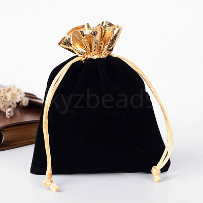 Rectangle Velvet Jewelry Bag X-TP-R001-12x15-01-1