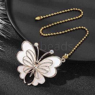 Butterfly Alloy Rhinestone Ceiling Fan Pull Chain Extenders FIND-JF00115-03-1