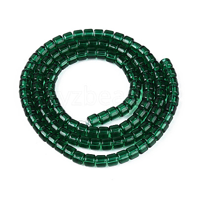 Transparent Glass Beads Strands GLAA-N065-4x4mm-A06-1