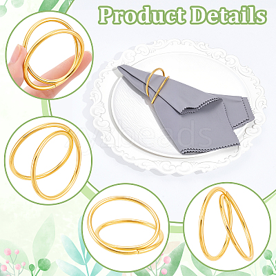 40Pcs Alloy Napkin Rings AJEW-PB0001-04-1