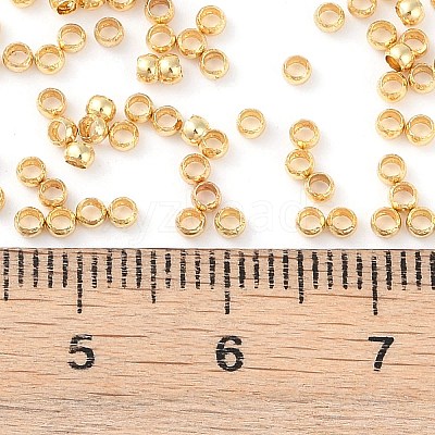 Brass Crimp Beads KK-N254-42A-G-1