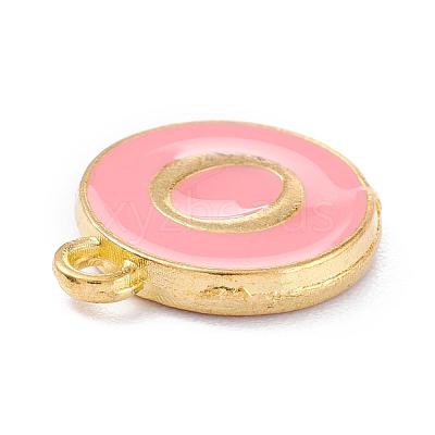 Golden Plated Alloy Enamel Charms ENAM-Q437-14O-1