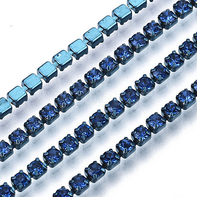 Electrophoresis Iron Rhinestone Strass Chains CHC-Q009-SS8.5-B11-1