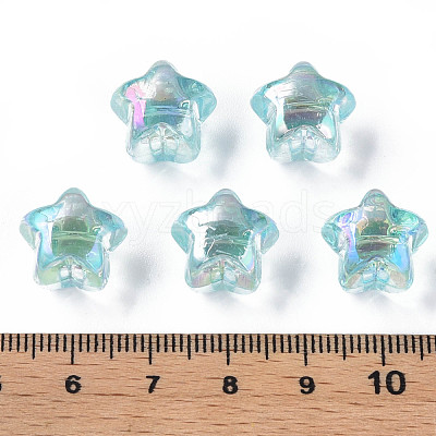 1-Hole Transparent Acrylic Buttons MACR-S373-129-C07-1