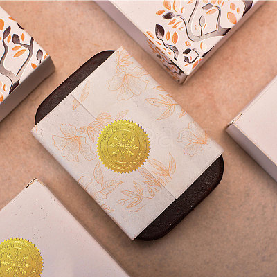 Self Adhesive Gold Foil Embossed Stickers DIY-WH0211-378-1