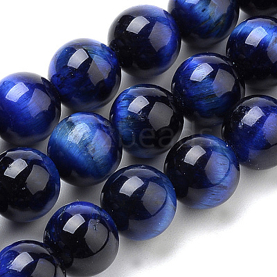 Natural Tiger Eye Beads Strands LS-G-S259-03B-8mm-1