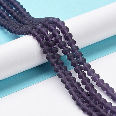 Transparent Glass Beads Strands X1-EGLA-A034-T4mm-MD15-1