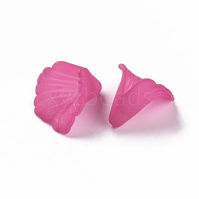 Transparent Acrylic Bead Caps PL551-C16-1