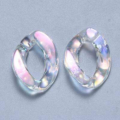 Transparent Acrylic Linking Rings X-OACR-S036-001A-D01-1