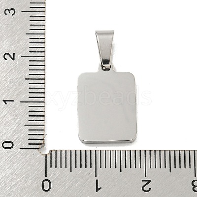 304 Stainless Steel Pave Natural White Shell Pendants STAS-S130-03P-H-1