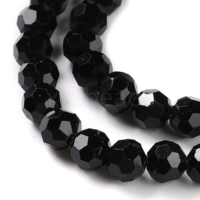 Transparent Glass Beads Strands GLAA-Q104-01B-1