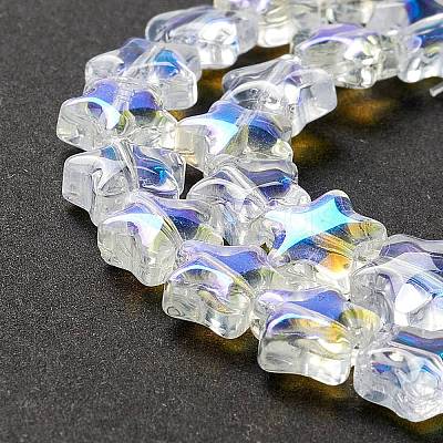 Transparent Glass Beads Strand X1-GLAA-F112-02I-1