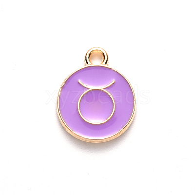 Alloy Enamel Pendants ENAM-S124-01A-01C-1