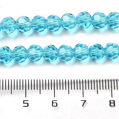 Transparent Glass Beads EGLA-A035-T6mm-D08-1