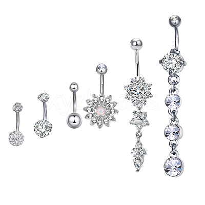 Brass Piercing Jewelry AJEW-EE0006-82P-1