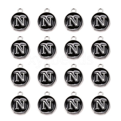 Platinum Plated Alloy Charms ENAM-S118-02N-P-1