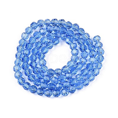 Transparent Glass Beads EGLA-A035-T10mm-D14-1