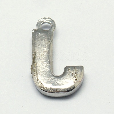 Alloy Rhinestone Letter Charms RB-A052-J01-1