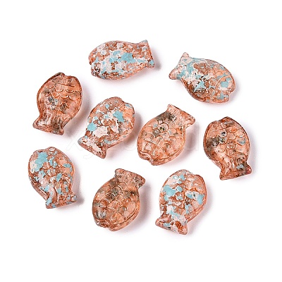 Picasso Transparent Glass Beads SEED-Q039-03D-1