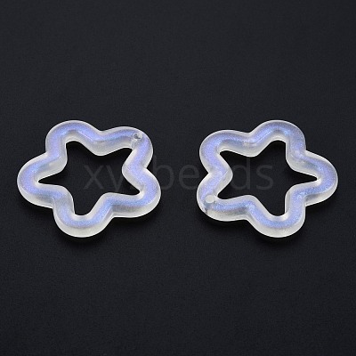 Transparent Luminous Acrylic Pendants TACR-T007-12E-1