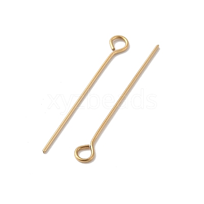 304 Stainless Steel Eye Pins STAS-K293-13G-0.6x26mm-1