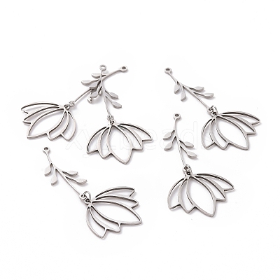 Non-Tarnish 201 Stainless Steel Big Pendants STAS-S105-LA364-1-1