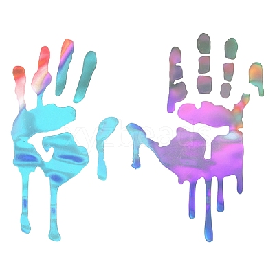 Car Decals- 1 Pcs Hand Car Hood Sticker ST-F711-1-1