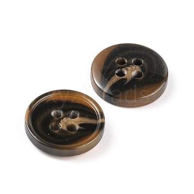 Resin Button BUTT-WH0015-63A-04-1