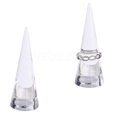 Acrylic Organic Glass Ring Displays X-RDIS-G005-04C-1
