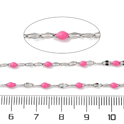 304 Stainless Steel Dapped Chains CHS-F002-A06-P-1