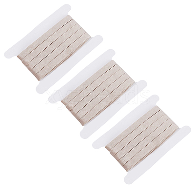 3 Rolls Double-sided Velvet Ribbon OCOR-DR0001-08B-1
