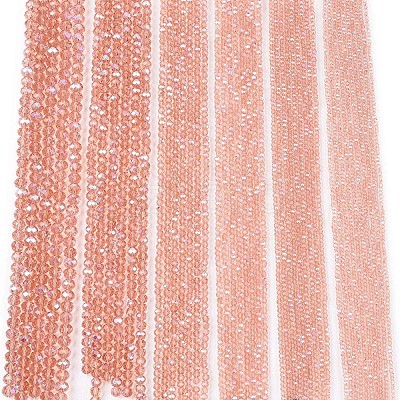 Electroplate Glass Beads Strands EGLA-A044-T6mm-L21-1