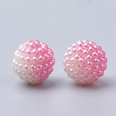 Imitation Pearl Acrylic Beads OACR-T004-10mm-14-1