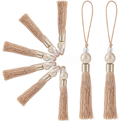 8Pcs Polyester Tassel Pendant Decorations HJEW-GF0001-23B-1