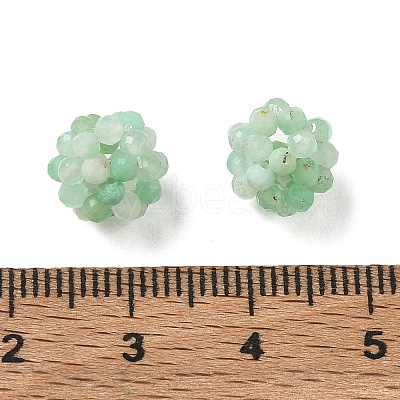 Natural Chrysoprase Woven Beads GG-CBA2E9C-F29-02-1