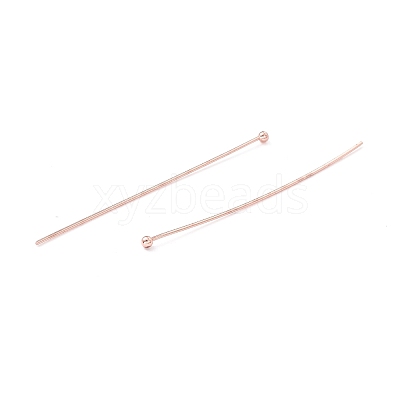 Brass Ball Head Pins X-KK-WH0058-02D-RG-1