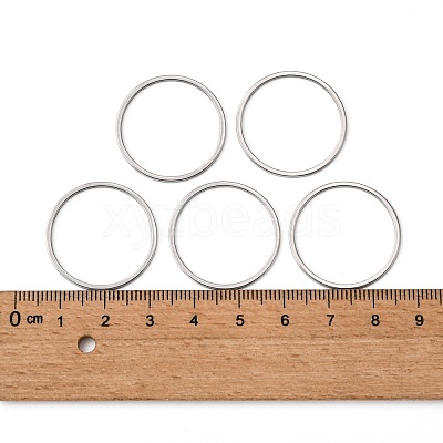 Tarnish Resistant 304 Stainless Steel Linking Rings X-STAS-T047-15A-1