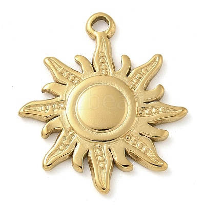 Ion Plating(IP) 304 Stainless Steel Pendants STAS-B075-30G-02-1