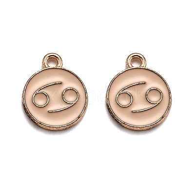 Alloy Enamel Pendants ENAM-S124-01A-10D-1