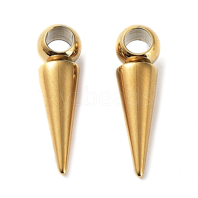 Ion Plating(IP) 201 Stainless Steel Pendants STAS-M323-28G-1-1