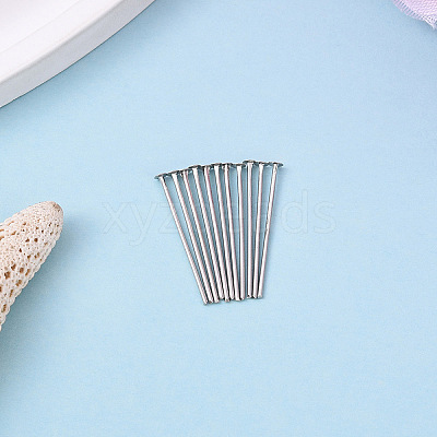 Brass Flat Head Pins KK-YW0004-02A-P-1