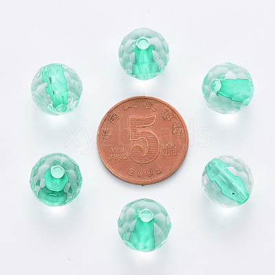 Transparent Acrylic Beads TACR-S154-10A-68-1