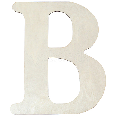 Letter Unfinished MDF Sheets WOOD-WH20012-008B-1
